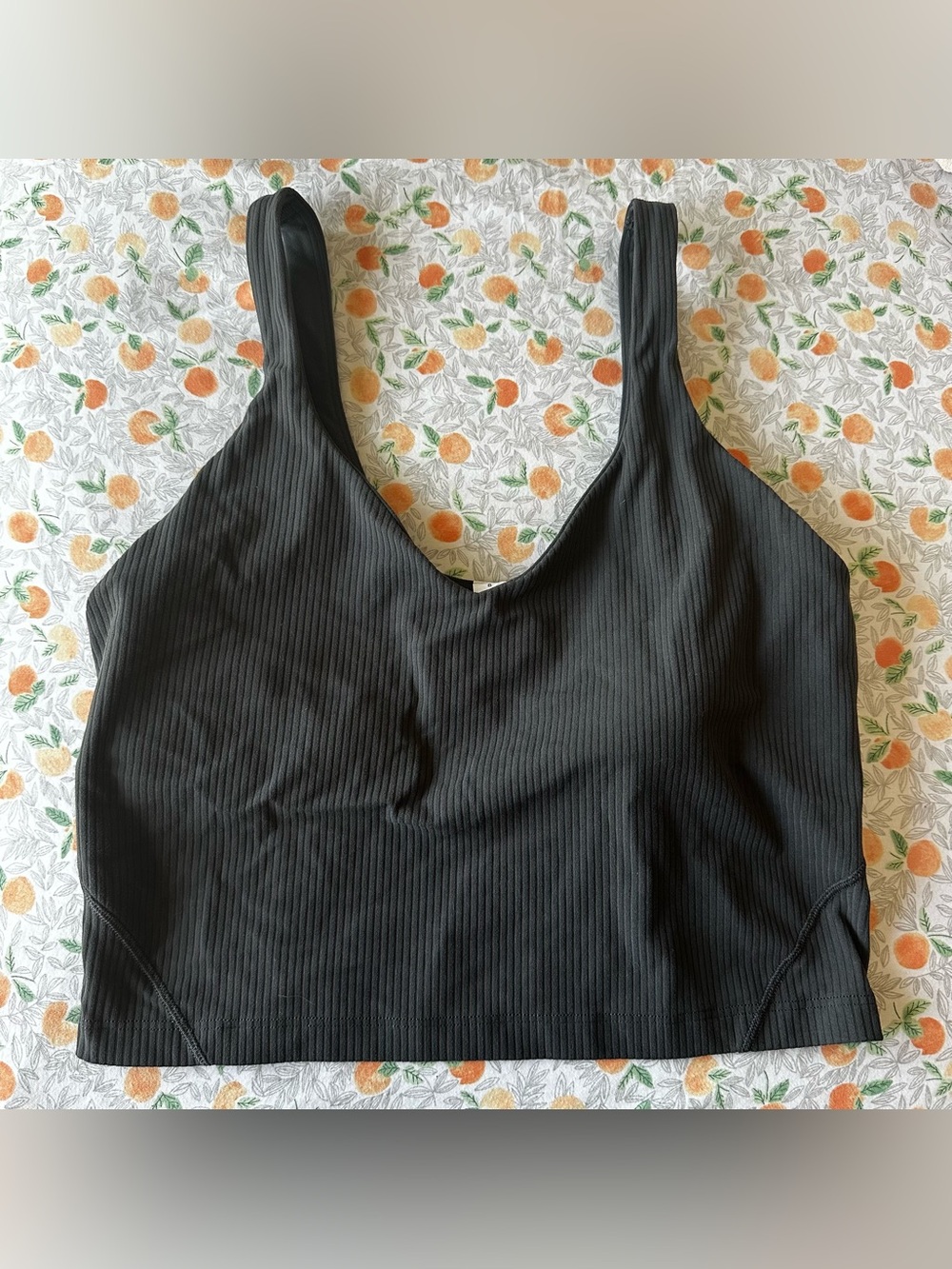 Lululemon Grey Ribbed Align Tank